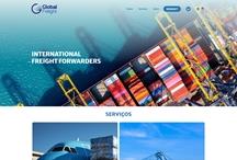 Global Freight Brasil: Website criado pela ALDABRA