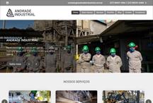 Andrade Industrial: Website criado pela ALDABRA