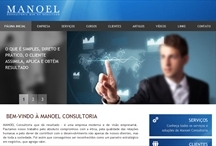 Manoel Consultoria: Website criado pela ALDABRA