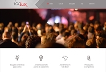 Loclux: Website criado pela ALDABRA