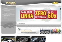 Pianna Veículos: Website criado pela ALDABRA