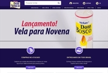 Velas Dom Bosco: Website criado pela ALDABRA