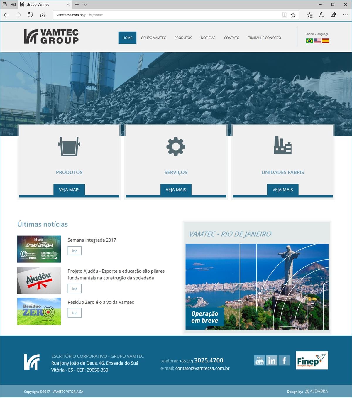 Projetos de Criação de sites: