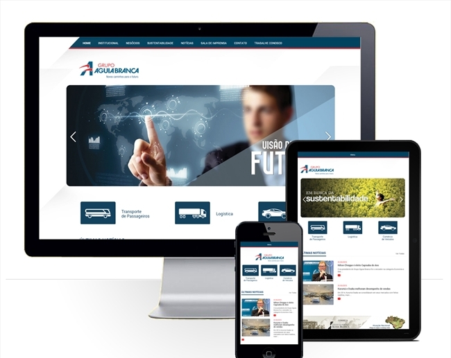 Layout responsivo do projeto de criação de sites: Responsividade aplicada ao layout do site