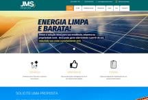 JMS Solar: Website criado pela ALDABRA