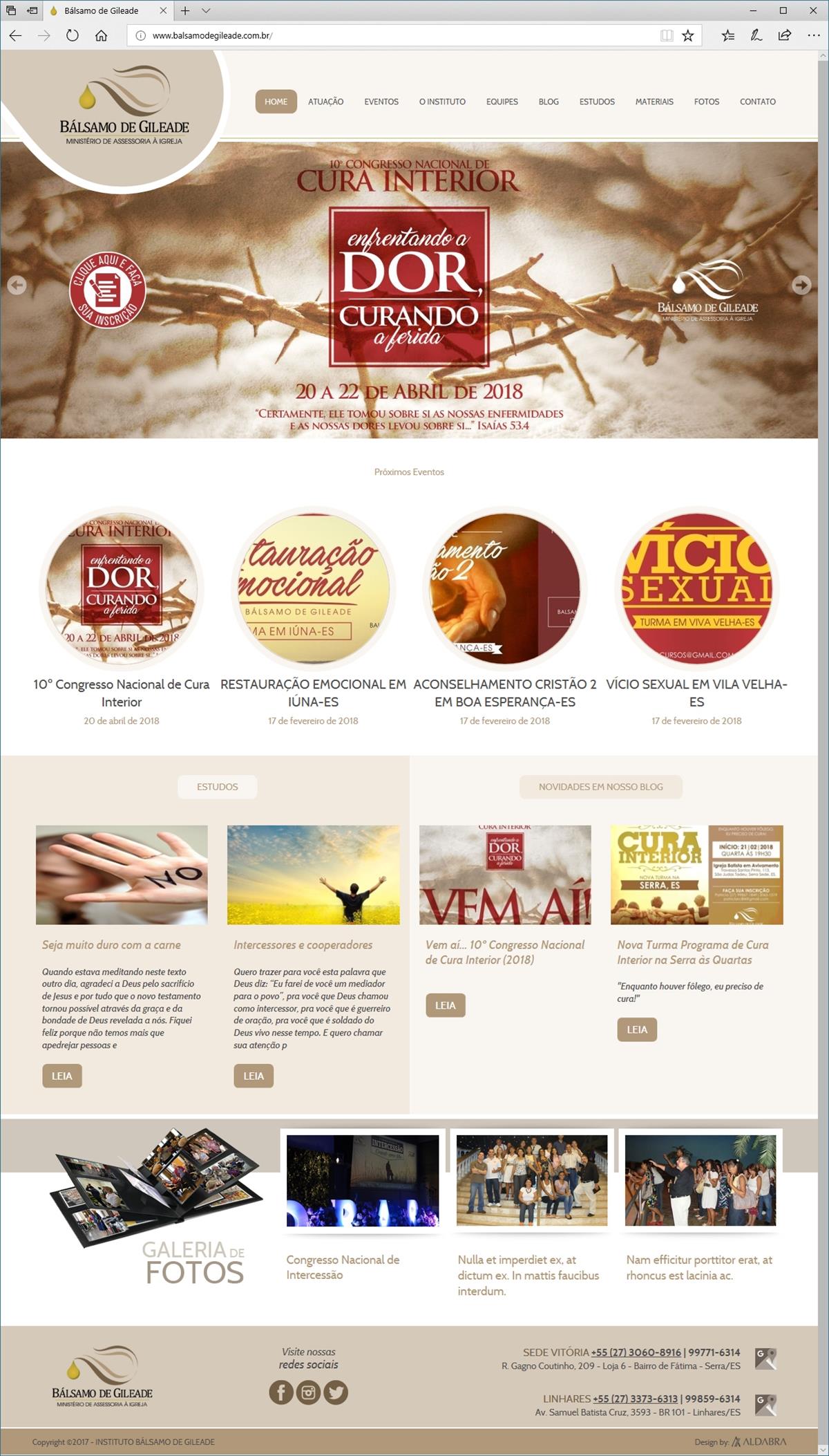 Projetos de Criação de sites: